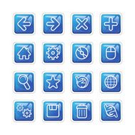 Web Icons - Dark Blue