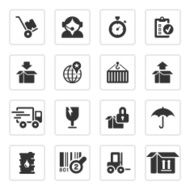 Logistics and Shipping Icons N4