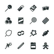 Candy Silhouette Icons