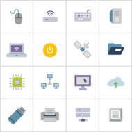 Computer Technology Icons &mdash; Poly Series