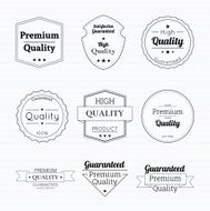 Set tags with ribbons and labels N6