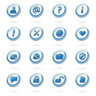 Web Icons 2 - Blue Elipses