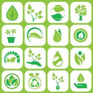 Ecology Icons Set N4