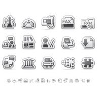 Business Icon Set - Cloud Series