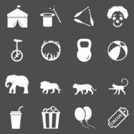 Vector Set of Circus Icons N3