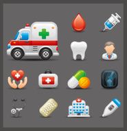 Medical icon set N9