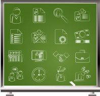 Employment and jobs icons N2