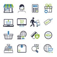 Shopping icons set 02