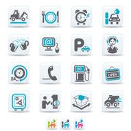 24hrs service icons