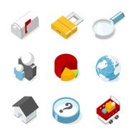 3D Website & Internet icons
