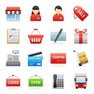 Color Icons - Retail Store