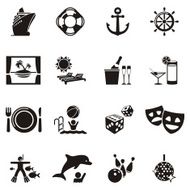 Cruise Liner Icons