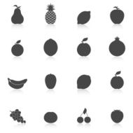 Set of fruits icons N2