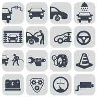 Vector auto car icons set