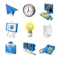 Business &amp; Office Icon Set N6
