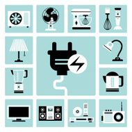 Household appliances icons N3