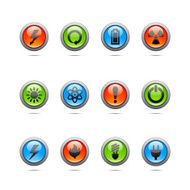 Glass Power Buttons