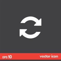 refresh vector icon