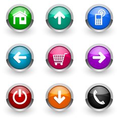 colorful icon set N2