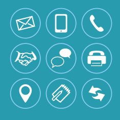 Icons contacts