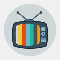 Vector tv set icon
