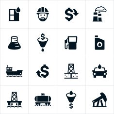 Petroleum Production Icons