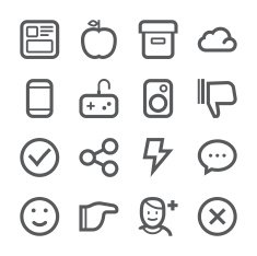 Social Media Icons set 2