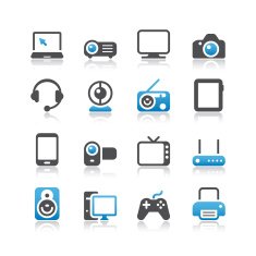 Multimedia Device Icons
