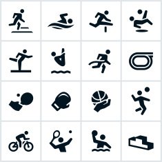 Black Sports Figures Icons