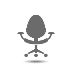 Office chair icon