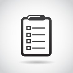 Notepad icon isolated on white background