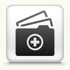 White Square Button with N5