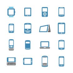 Mobile Devices Icons - Conc Series