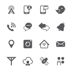 Mobile icon set N3