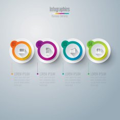 Infographics vector design template N11