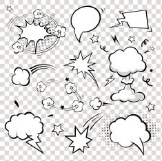 Comic Speech Bubbles illustration