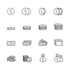 Money icons N3