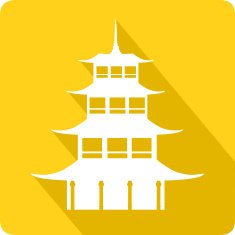 Pagoda vector illustration