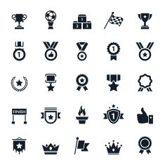 Award and Trophy Icons