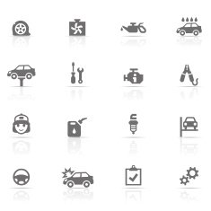 Icon Set Auto Service