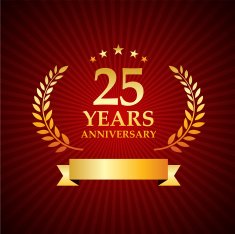 Twenty Five Years Anniversary Emblem N17