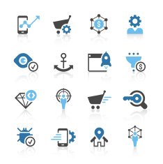SEO and Marketing icons N2