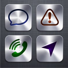 Square modern app icons N2