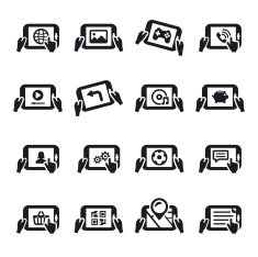 Digital Tablet Icons