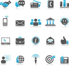Business and Communication Icons N7