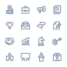 Business Line Icons N7