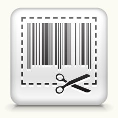 Square Button with Store Coupon