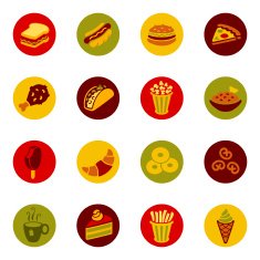 Fast Food Icons N48