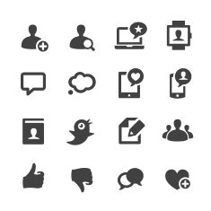 Social Media Icons - Acme Series