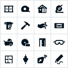 Framing and Construction Icons